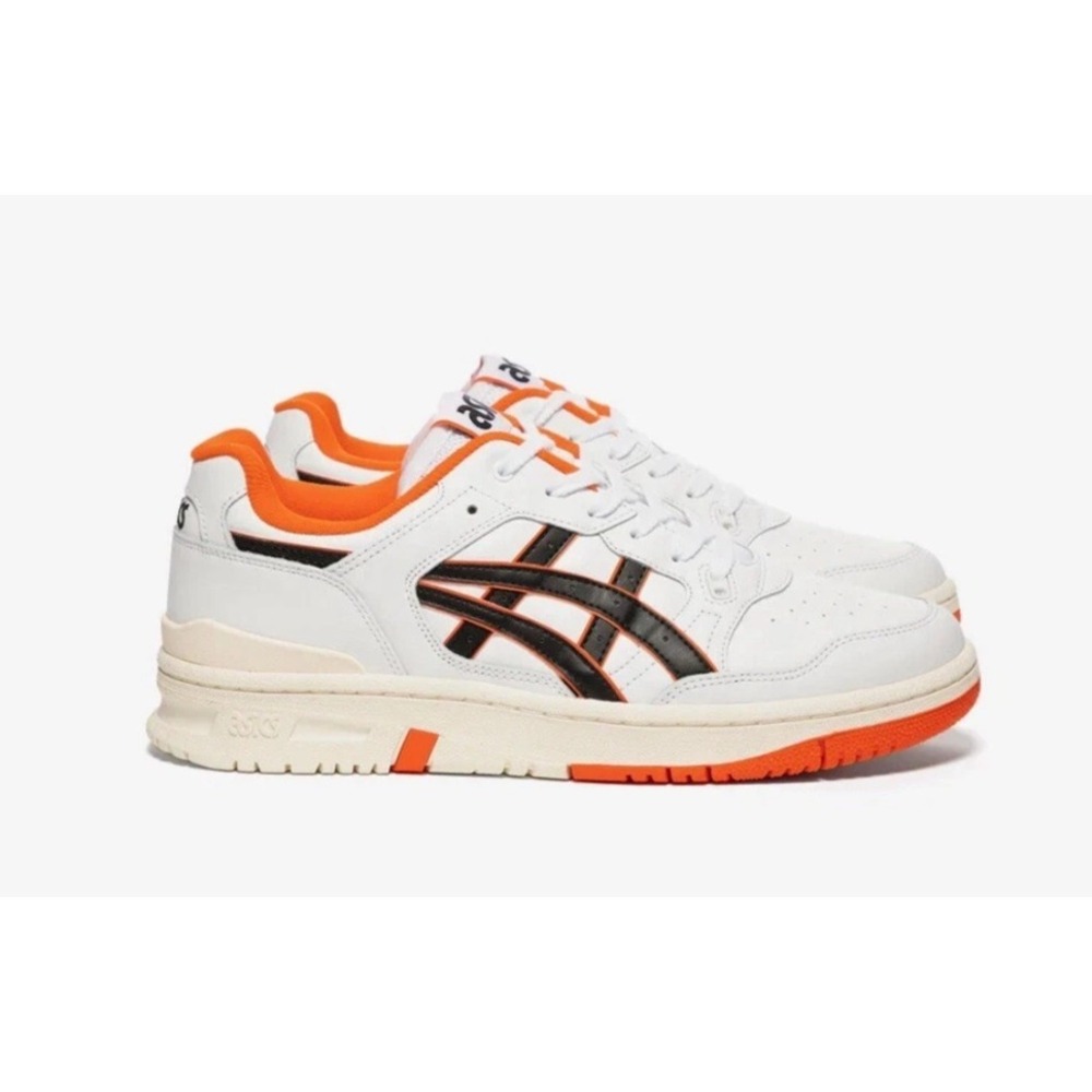 Size 11 - ASICS EX89 White Habanero Shoes Sneakers WORN TWICE